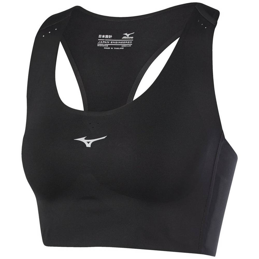 Mizuno Women's Aero Crop Bra Black (421657-ZQY)